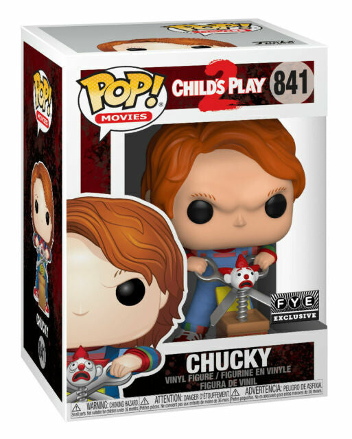 Funko Pop! Child’s Play 2 - Chucky 841 FYE Exclusive + Free Protector