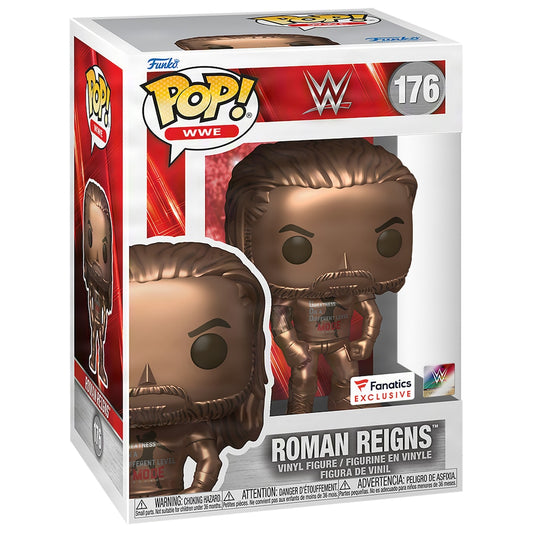 Funko Pop! WWE - Roman Reigns 176 Fanatics Exclusive Figure + Pop Protector