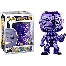 Funko Pop! Avengers Infinity War - Thanos 289 Exclusive Purple Chrome Figure + Pop Protector