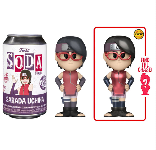 Boruto Naruto Next Generations Sarada Uchiha Sealed Limited Edition Funko Soda Pop Figure - Chance of CHASE!