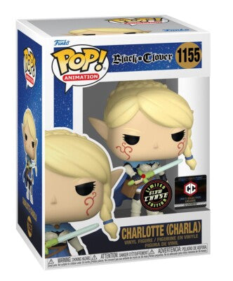 Black Clover - Charlotte Exclusive Funko Pop! Vinyl Figure 1155 Chase + Pop Protector