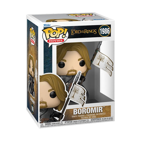 Funko Pop! The Lord of the Rings - Boromir 1986 Figure + Pop Protector