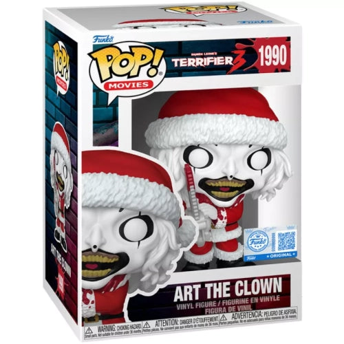 Funko Pop! Terrifier 3 - Art The Clown 1990 Funko Special Edition Figure + Pop Protector