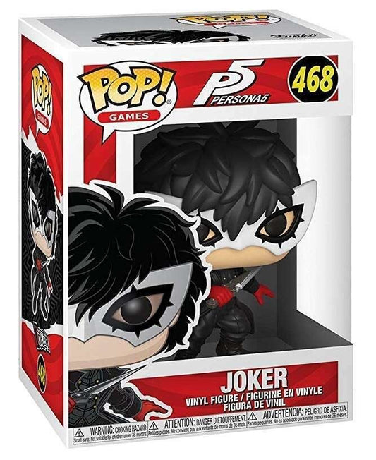 Funko Pop! Persona 5 Joker with Mask 468 (VAULTED) + Protector
