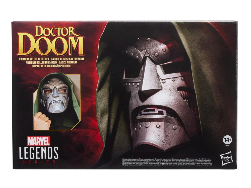 Hasbro : Marvel Legends Series Doctor Doom Premium Roleplay Helmet Comics Inspired Design *New In Box*