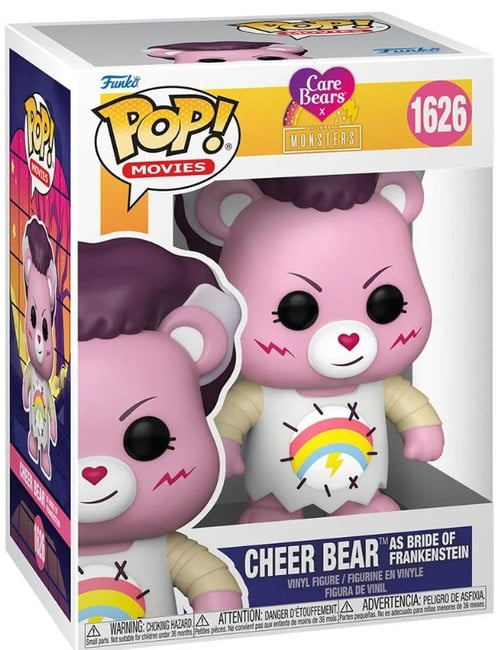 Funko Pop! Care Bears X Universal Monsters - Cheer Bear as Bride of Frankenstein 1626 + Protector