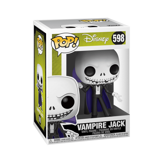 Funko Pop! Disney Tim Burton’s The Nightmare Before Christmas Vampire Jack 598 + Free Protector
