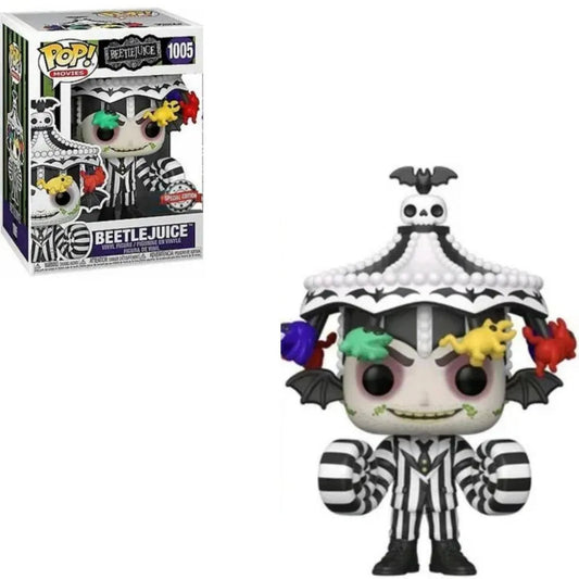 Funko Pop! Beetlejuice 1005 Special Edition Figure + Pop Protector (VAULTED)