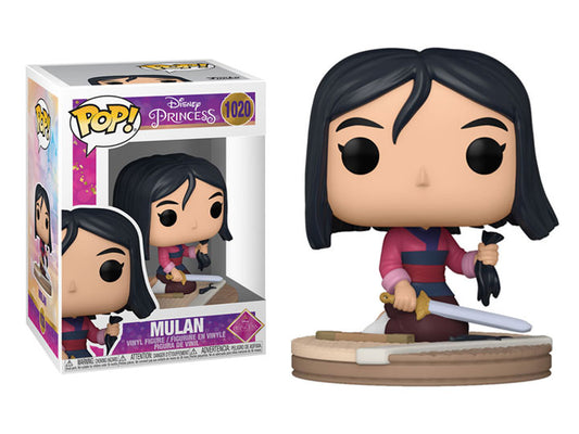 Funko Pop! Disney Ultimate Princess Celebration Mulan 1020 + Pop Protector