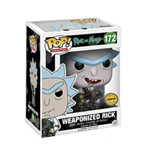 Funko Pop! Rick and Morty - Weaponized Rick 172 CHASE + Free Protector