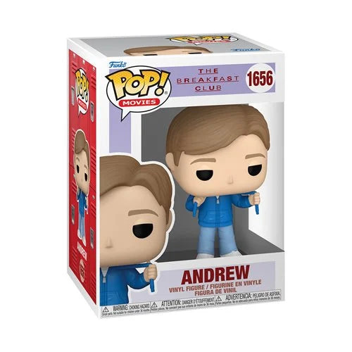 Preorder The Breakfast Club Andrew Funko Pop! Vinyl Figure #1656 + PoP Protector