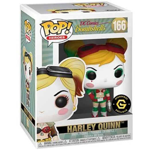 Funko Pop! DC Comics Bombshells - Harley Quinn 166 Mygeekbox Exclusive + Pop Protector