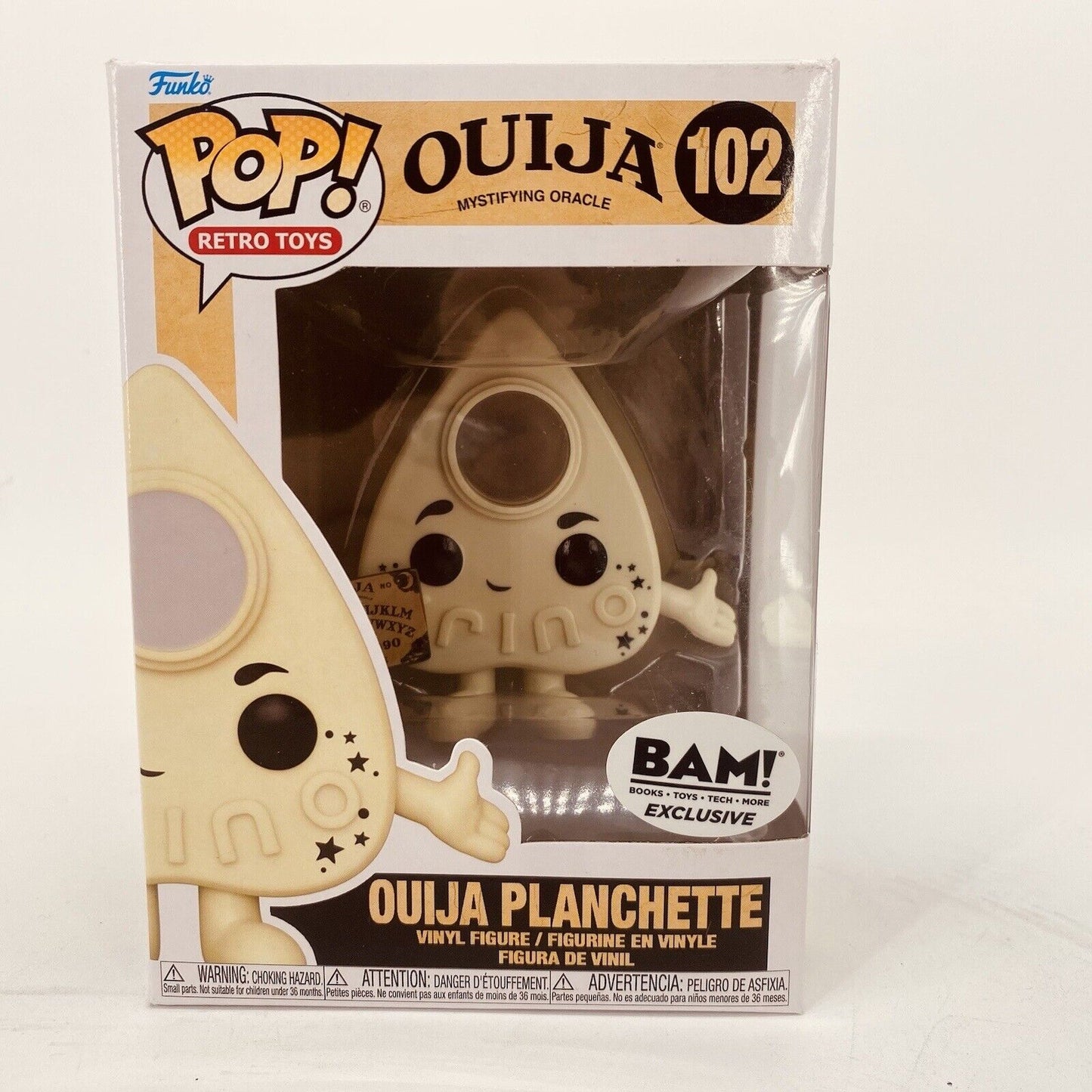 Funko Pop! Hasbro - Ouija Mystifying Oracle - Ouija Planchette 102 BAM Exclusive + Free Protector