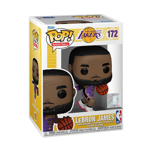 Funko Pop! NBA Los Angeles Lakers - LeBron James 172 + Free Protector