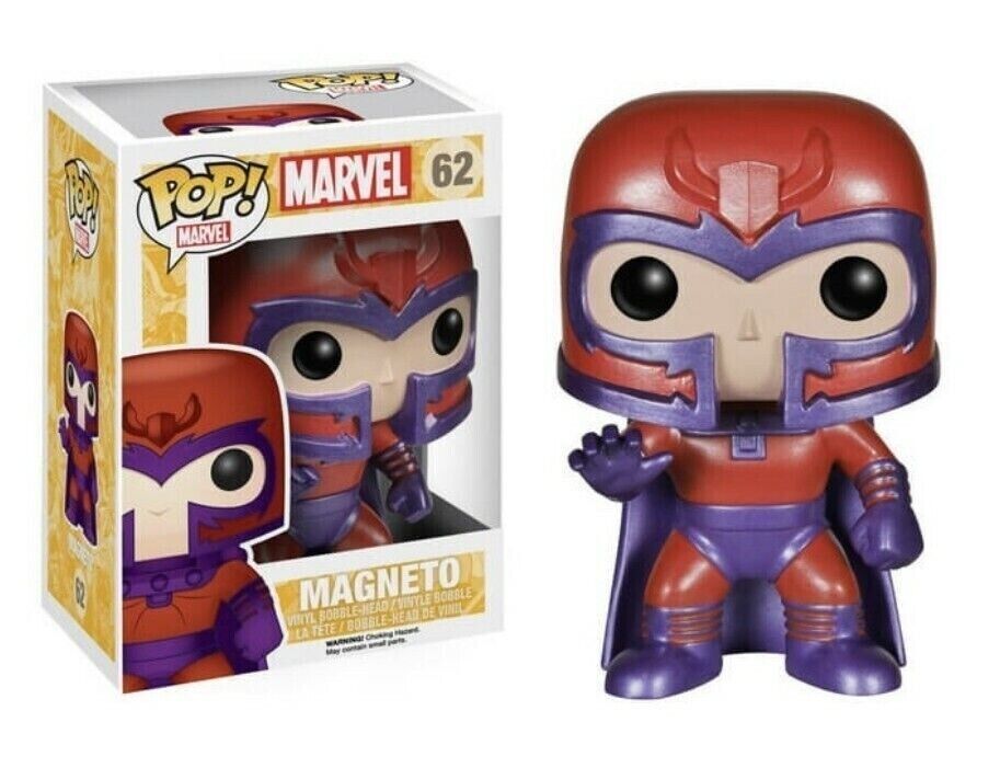 Funko Pop! Marvel Magneto 62  (VAULTED) + Pop Protector