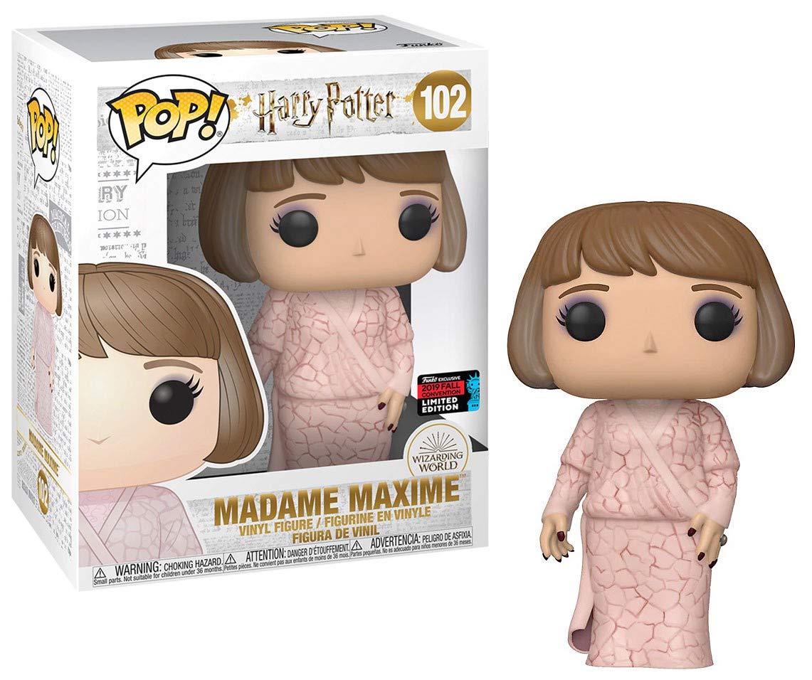 Funko Pop! Harry Potter : Madame Maxime 102 Funko 2019 Fall Convention Exclusive Figure + Pop Protector