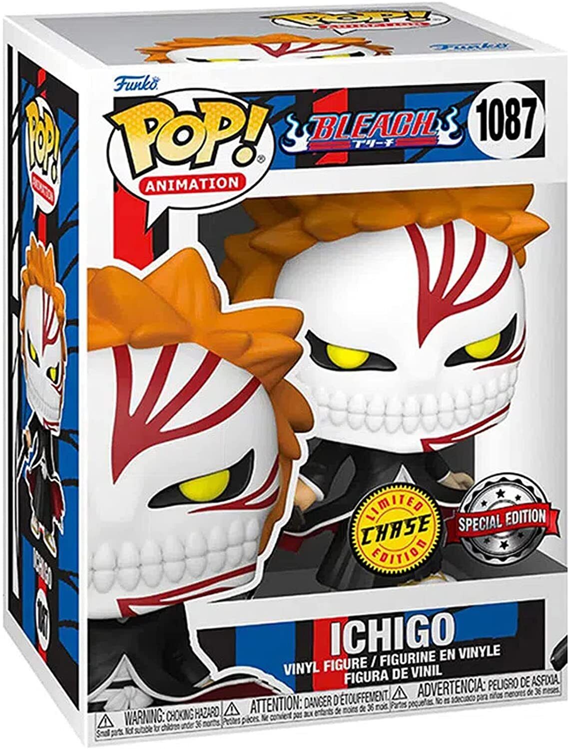 Funko Pop! Bleach - Ichigo 1087 CHASE Special Edition + Free Protector