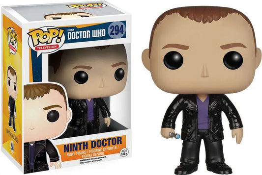 Funko Pop! Doctor Who - Ninth Doctor 294 Figure + Pop Protector