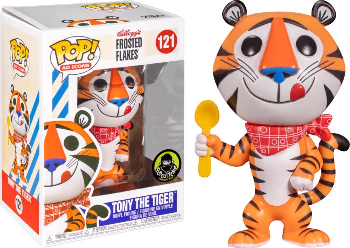 Funko Pop! Kellog’s Frosted Flakes - Tony The Tiger 121 Popcultcha Exclusive Figure + Pop Protector