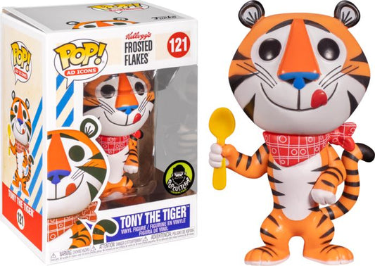Funko Pop! Kellog’s Frosted Flakes - Tony The Tiger 121 Popcultcha Exclusive Figure + Pop Protector
