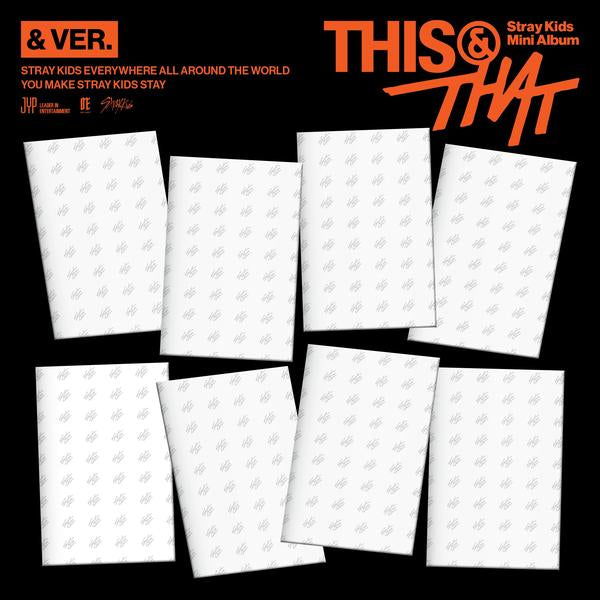 (PRE-ORDER) K-POP STRAY KIDS - THIS & THAT (& VER.) (8 VERSIONS) RANDOM