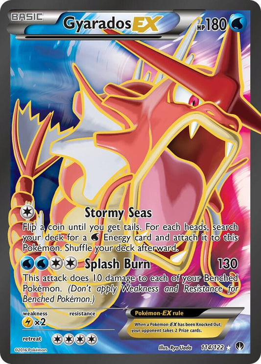 Pokemon TCG! Gyarados EX (Full Art) - XY - BREAKpoint (BKP)