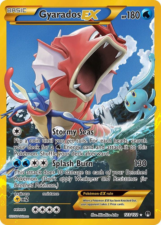 Pokemon TCG! Gyarados EX (Secret) - XY - BREAKpoint (BKP) LIGHTLY PLAYED
