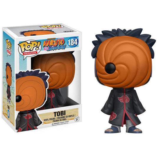 Funko POP! Animation: Naruto Shippuden - TOBI #184 + PROTECTOR! (Window crease)