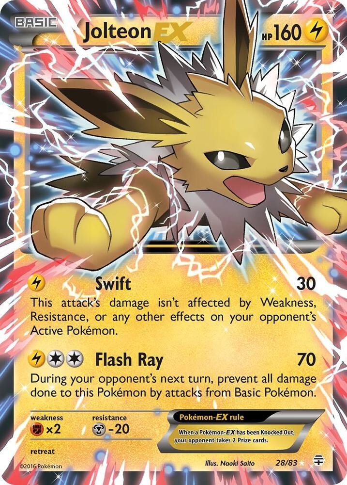Pokemon TCG! Jolteon EX - Generations (GEN)