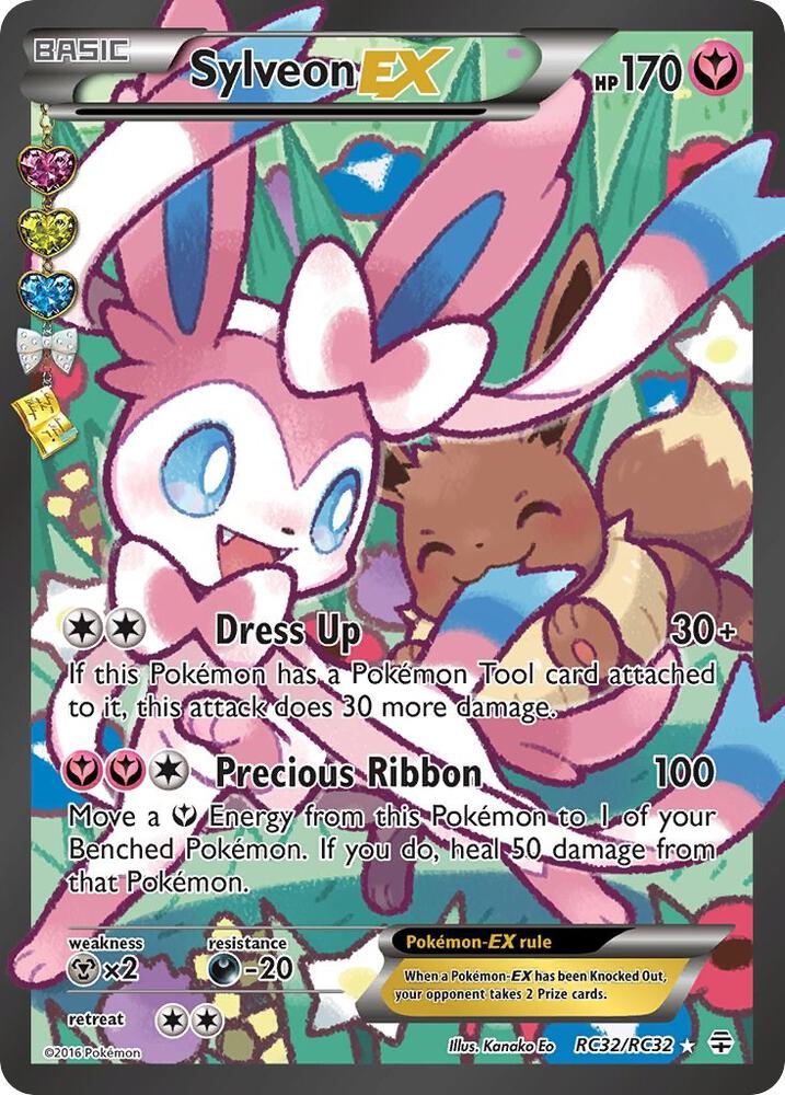 Pokemon TCG! Sylveon EX (Full Art) - Generations: Radiant Collection (GEN) LP