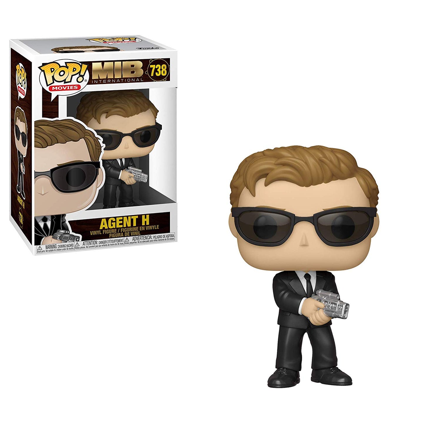 Funko Pop! MIB: Men in Black Agent H 738 (VAULTED) + Free Protector