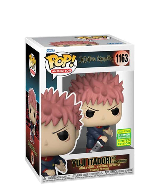 Funko POP! Animation: Jujutsu Kaisen - Yuji Itadori with slaughter demon 2022 Summer convention + PROTECTOR!