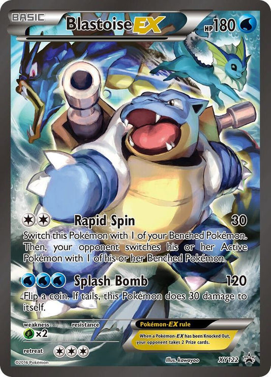 Pokemon TCG! Blastoise EX - XY122 - XY Promos (PR) (LP/MP)