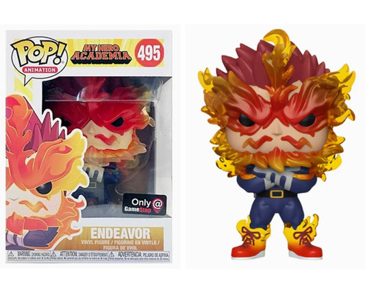 Funko Pop! My Hero Academia Endeavor 495 GameStop Exclusive + Free Protector
