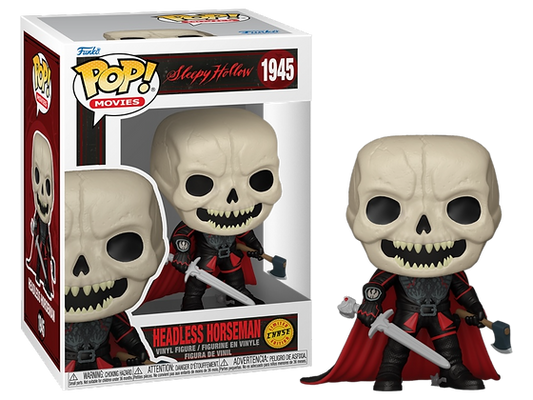 Funko Pop! Sleepy Hollow : Headless Horseman 1945 CHASE Figure + Pop Protector