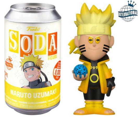 Shonen Jump Naruto Shippuden Naruto Uzumaki Sealed Limited Edition Funko Soda Pop Figure - Chance of CHASE! (Blemish)