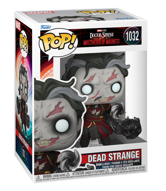 Funko Pop! Marvel Studios Doctor Strange Multiverse of Madness Dead Strange 1032 + Free Protector