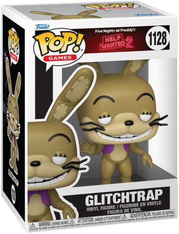 Funko Pop! Five Nights at Freddy’s (FNAF) : Help Wanted 2 - Glitchtrap 1128 Figure + Pop Protector