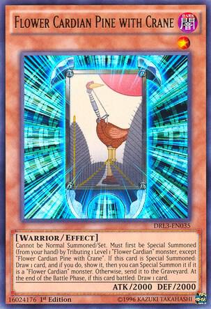 Flower Cardian Pine with Crane - Dragons of Legend: Unleashed (DRL3)