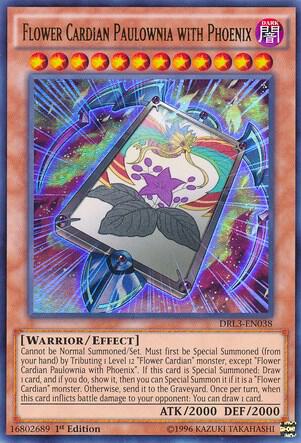 Flower Cardian Paulownia with Phoenix - Dragons of Legend: Unleashed (DRL3)