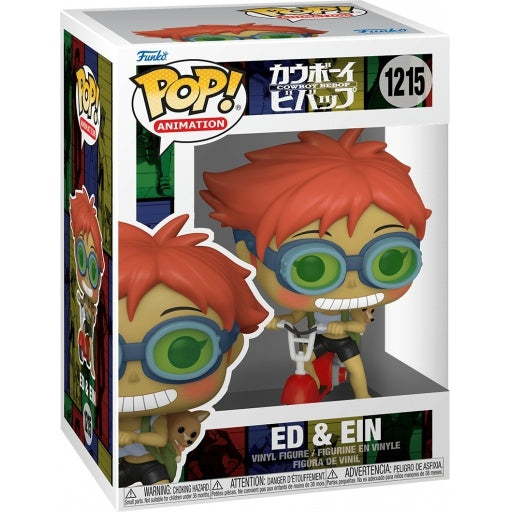 Funko POP! Animation: Cowboy Bebop - Ed & Ein #1215 + PROTECTOR!