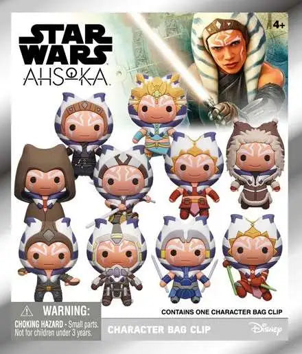 Star Wars Ahsoka Mystery 3D Foam Figural Bag Clip (One Variation Chosen at Random)