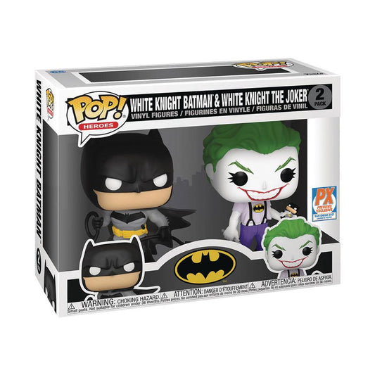 Funko Pop! Batman - White Knight Batman & White Knight The Joker 2 Pack PX Previews Exclusive