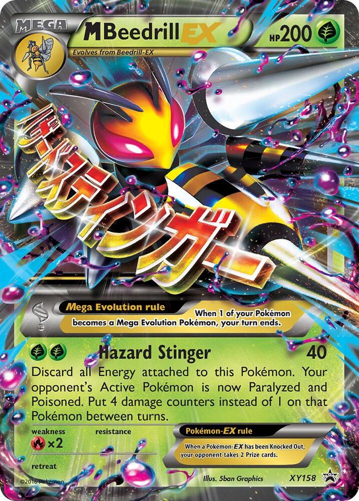 Pokemon TCG! M Beedrill EX - XY Promos (PR)