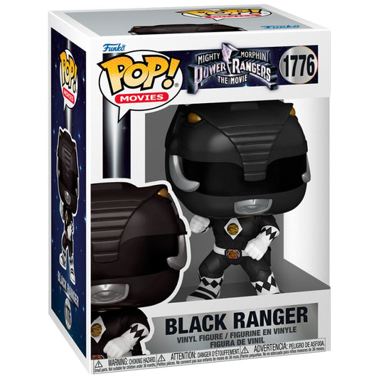 Funko Pop! Mighty Morphin Power Rangers The Movie - Black Ranger 1776 Figure + Pop Protector