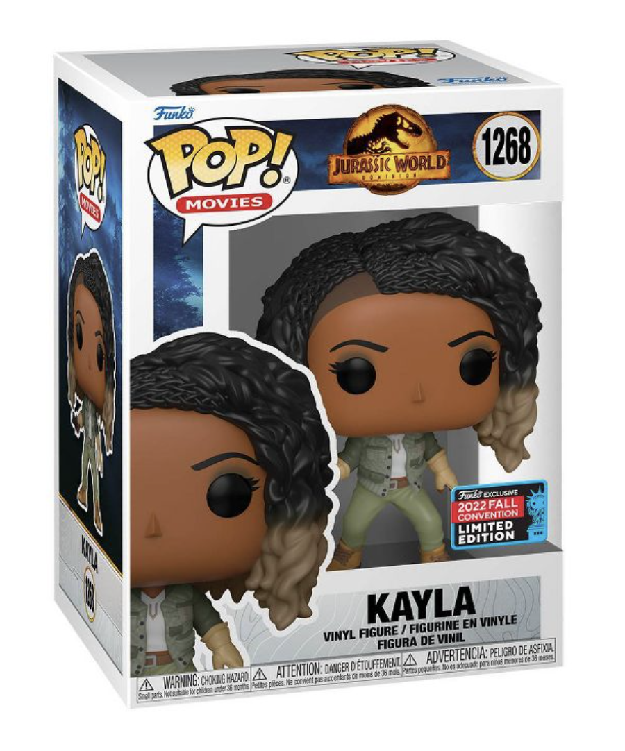 Funko POP! Movies: Jurassic World #1268 "Kayla" - 2022 Fall Limited Edition + PoP Protector