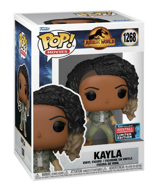 Funko POP! Movies: Jurassic World #1268 "Kayla" - 2022 Fall Limited Edition + PoP Protector