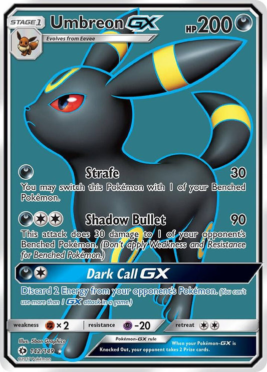 Pokemon TCG - Umbreon GX (Full Art) - SM Base Set (SM01)