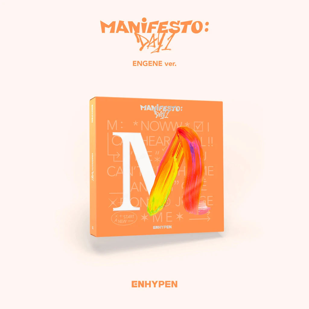 K-POP ENHYPEN - MANIFESTO : DAY 1 (ENGENE VER.) (3 VERSIONS)
