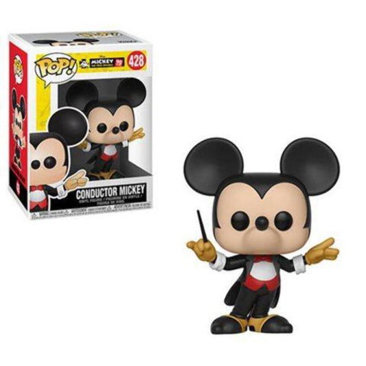 Funko Pop! Disney Mickey The True Original 90 Years Conductor Mickey 428 + Free Protector
